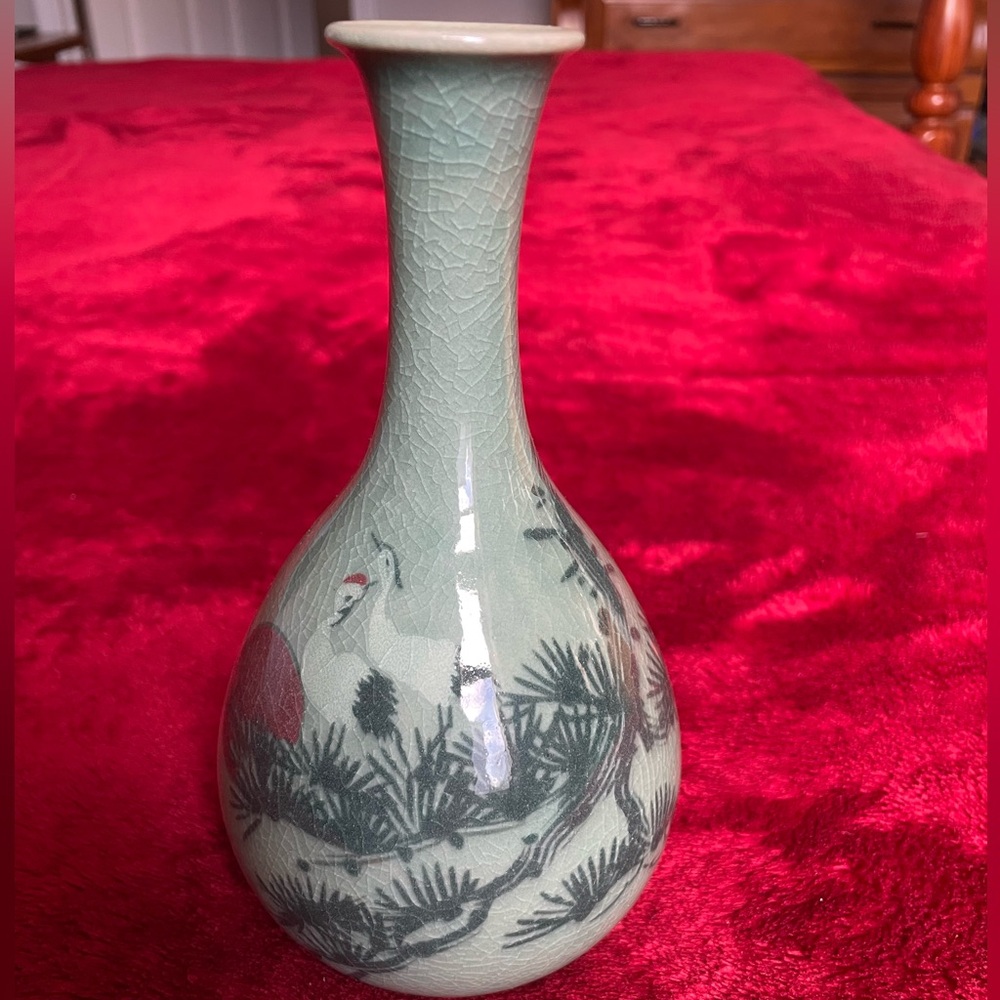 1950’s Korean Celadon Porcelain Vase